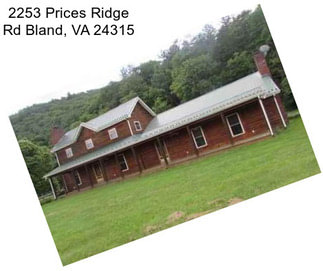 2253 Prices Ridge Rd Bland, VA 24315