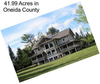 41.99 Acres in Oneida County
