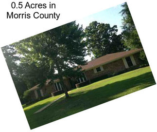 0.5 Acres in Morris County