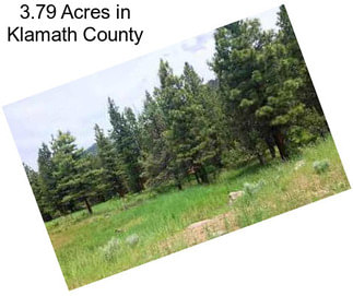 3.79 Acres in Klamath County