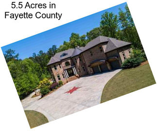 5.5 Acres in Fayette County