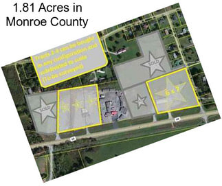 1.81 Acres in Monroe County