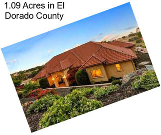 1.09 Acres in El Dorado County