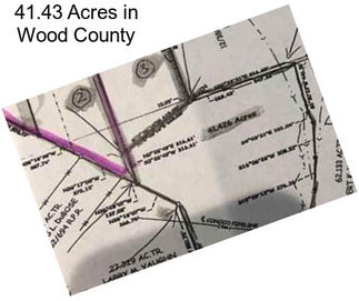 41.43 Acres in Wood County