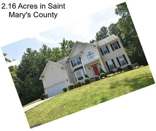2.16 Acres in Saint Mary\'s County