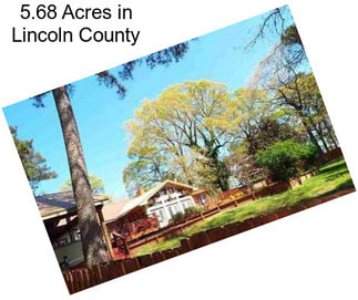 5.68 Acres in Lincoln County