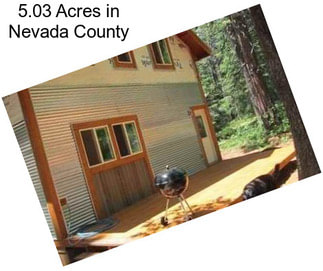 5.03 Acres in Nevada County