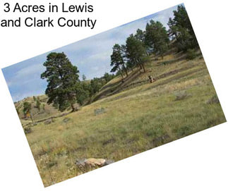 3 Acres in Lewis and Clark County