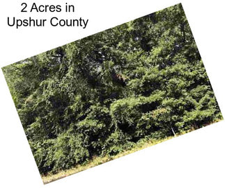 2 Acres in Upshur County