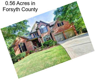 0.56 Acres in Forsyth County