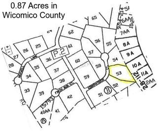 0.87 Acres in Wicomico County