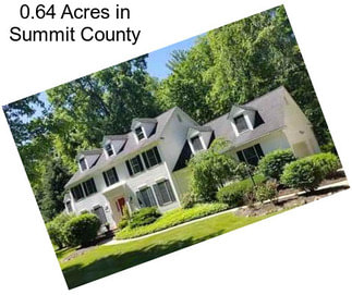 0.64 Acres in Summit County