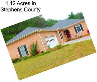 1.12 Acres in Stephens County