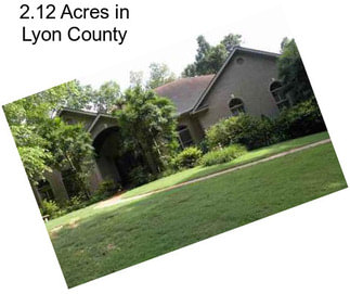 2.12 Acres in Lyon County