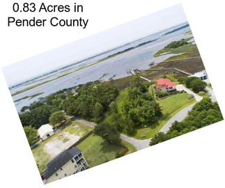 0.83 Acres in Pender County