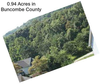 0.94 Acres in Buncombe County