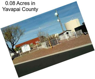 0.08 Acres in Yavapai County