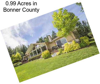 0.99 Acres in Bonner County