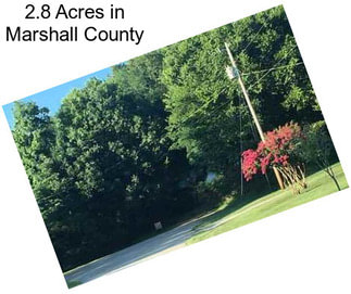2.8 Acres in Marshall County