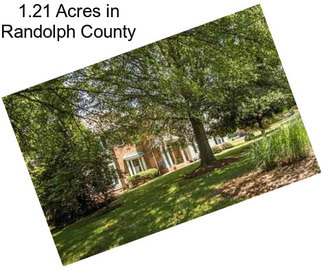 1.21 Acres in Randolph County