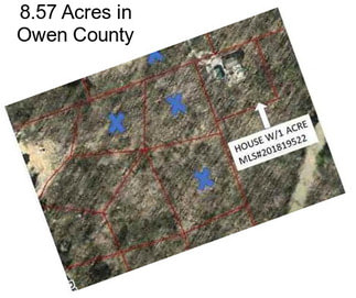 8.57 Acres in Owen County