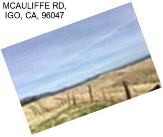 MCAULIFFE RD, IGO, CA, 96047