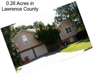 0.26 Acres in Lawrence County