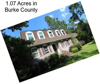 1.07 Acres in Burke County