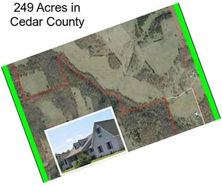 249 Acres in Cedar County