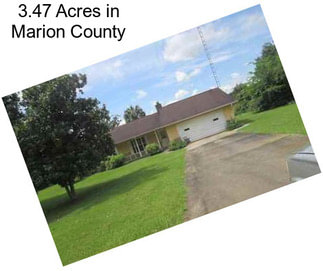 3.47 Acres in Marion County