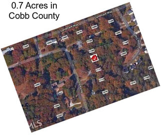 0.7 Acres in Cobb County