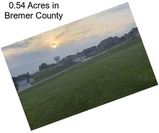 0.54 Acres in Bremer County