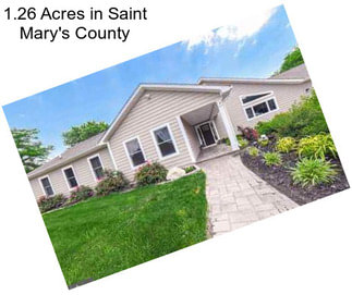 1.26 Acres in Saint Mary\'s County