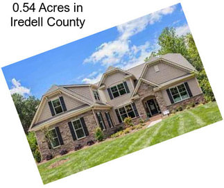 0.54 Acres in Iredell County