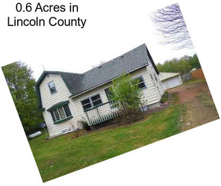 0.6 Acres in Lincoln County