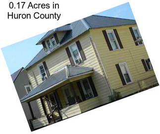 0.17 Acres in Huron County