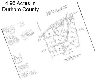 4.96 Acres in Durham County