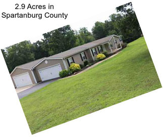 2.9 Acres in Spartanburg County