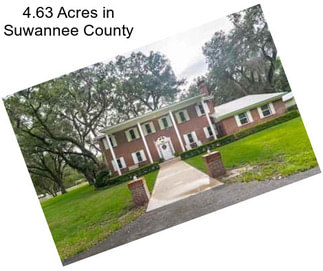 4.63 Acres in Suwannee County