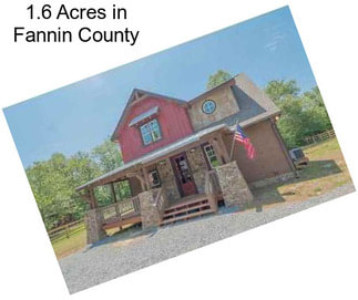 1.6 Acres in Fannin County