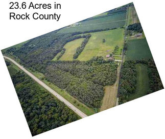 23.6 Acres in Rock County