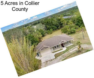 5 Acres in Collier County
