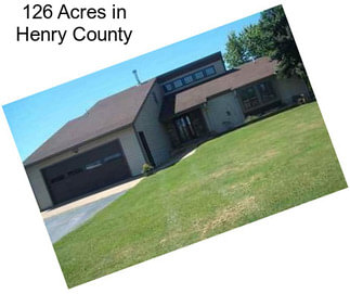 126 Acres in Henry County