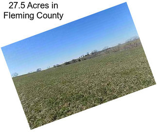27.5 Acres in Fleming County