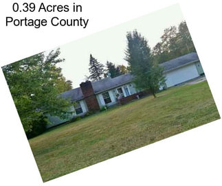 0.39 Acres in Portage County