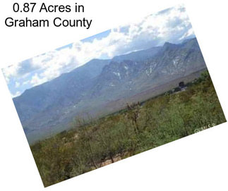 0.87 Acres in Graham County