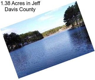 1.38 Acres in Jeff Davis County