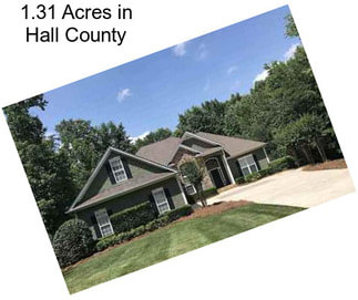 1.31 Acres in Hall County