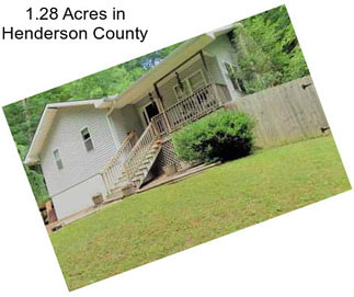 1.28 Acres in Henderson County