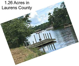 1.26 Acres in Laurens County